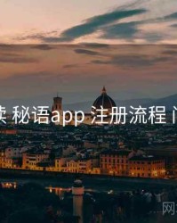 全面解读 秘语app 注册流程 问题排查