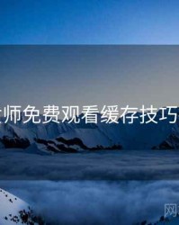 鉴黄师免费观看缓存技巧指南