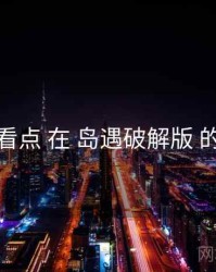 数据看点 在 岛遇破解版 的实操