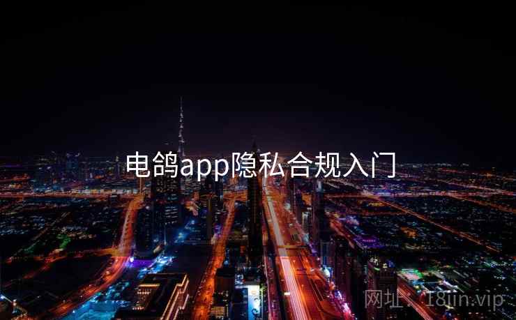 电鸽app隐私合规入门 电鸽app隐私合规入门