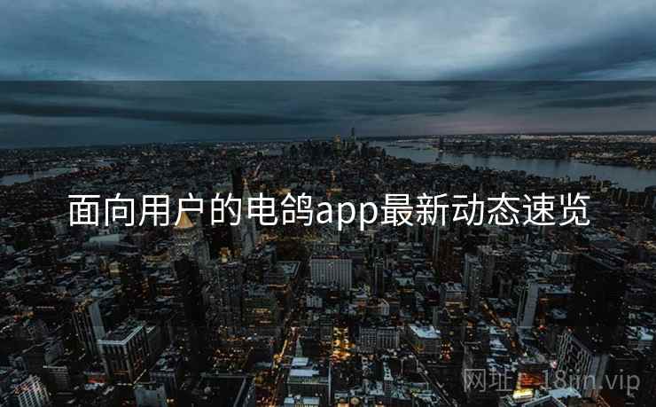 面向用户的电鸽app最新动态速览 面向用户的电鸽app最新动态速览