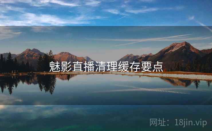 魅影直播清理缓存要点 魅影直播清理缓存要点